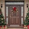 20'' Pre-Lit Christmas Wreath for Front Door with Lights (Red/Gold) 4"D x 20"W x 20"H